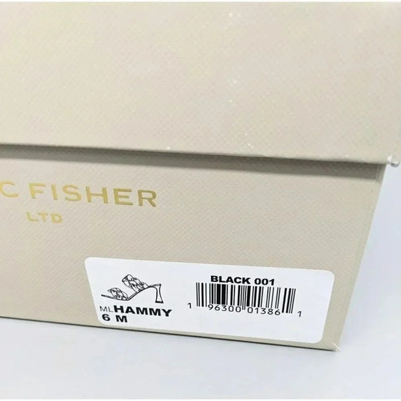 NIB Marc Fisher Hammy Braided Leather Heeled Sandals Black Size 6 M (MSRP $165) - Picture 8 of 8